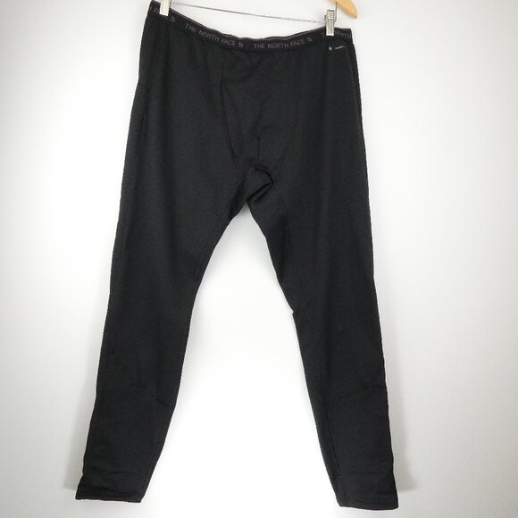 The North Face Pants Mens XL Black Long John Thermal Bottoms Base Layer FlashDry - Picture 1 of 16